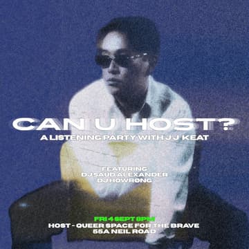 Imej Kulit untuk "can u host?" - LISTENING PARTY with J J KEAT