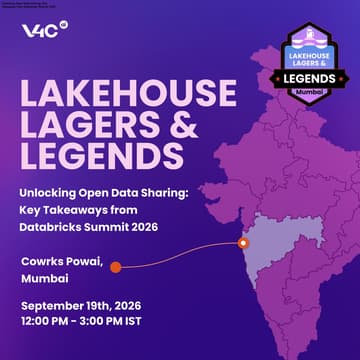Cover Image for Lakehouse, Lagers & Legends [Mumbai]: Unlocking Open Data Sharing: Databricks Summit 2026