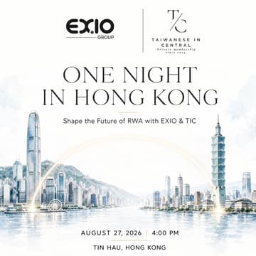 Cover Image for One Night in Hong Kong - Shape the Future of RWA with EXIO & TIC!