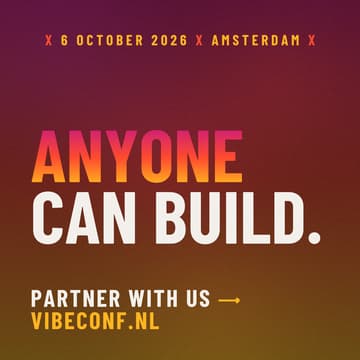 Cover Image for Vibecoding Conference — Anyone Can Build (Official World AI Week partner event)