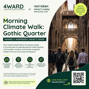 Cover Image for Morning Climate Walk: Gothic Quarter | 4WARD x Norrsken Impact Week