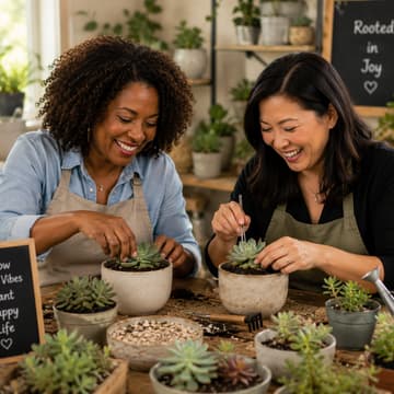 Cover Image for (Free) Los Angeles-area women's 35+ meetup, Succulent Arranging