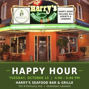 Cover Image for Milestone Mixer: Happy Hour At Harry's