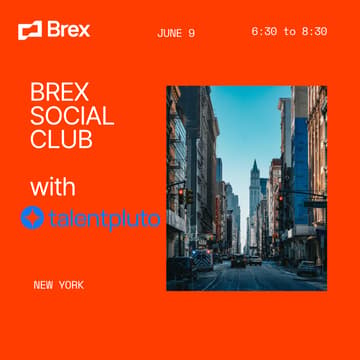 Cover Image for Brex Social Club with Talentpluto - GTM