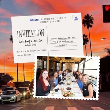 Cover Image for Hiring Shouldn't Suck™ Dinner (Culver City - 11/10/26)