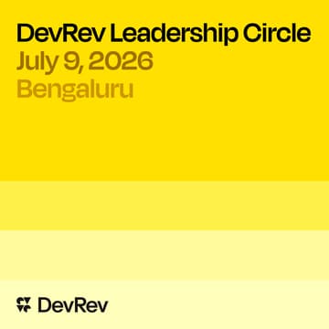 Cover Image for DevRev Leadership Circle Bengaluru