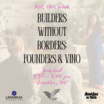 Cover Image for Builders Without Borders: Founders & Vino #NYCTechWeek