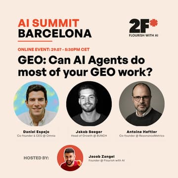Cover Image for GEO: Can AI Agents do most of your GEO work?