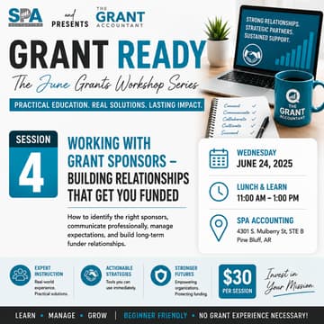 Cover Image for Grant Ready Workshop: Working with Grant Sponsors - Building Relationships that Get You Funded