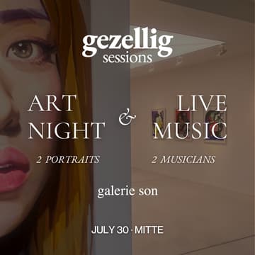 Cover Image for Gezellig Sessions: Art + Live Music Night