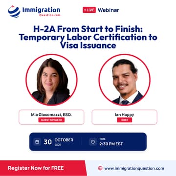Cover Image for H-2A From Start to Finish: Temporary Labor Certification to Visa Issuance