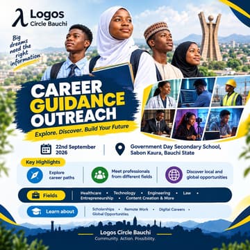 Cover Image for Logos Circle Bauchi 2.0: Career Guidance Outreach