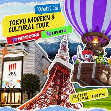 Cover Image for WebX Official : Tokyo Modern & Cultural Tour by Memecore X Event3