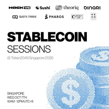 Cover Image for Stablecoin Sessions @ Token2049 Singapore