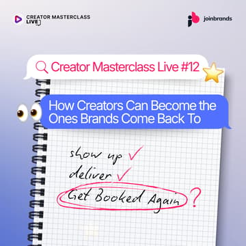 Cover Image for Creator Masterclass #12