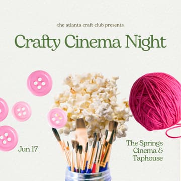 Cover Image for Crafty Cinema Night