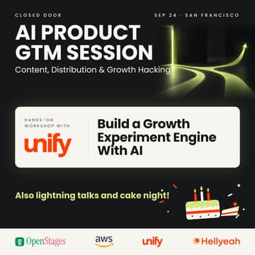 Cover Image for AI Product GTM Session: Build Your Growth Experiment Engine