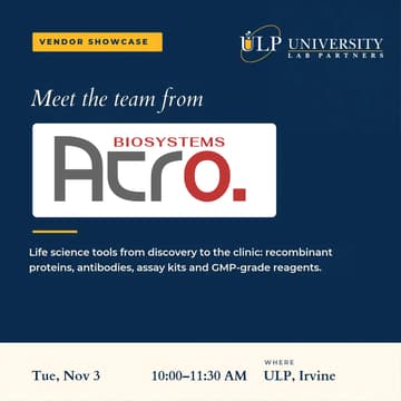 Cover Image for ULP Vendor Showcase: ACROBiosystems