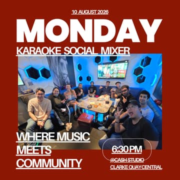 Cover Image for [Social Event for the Young @ Heart] Karaoke Social Mixer – Meet, Sing & Connect