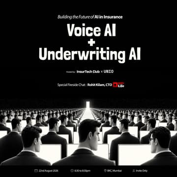 Cover Image for Building the Future of AI in Insurance - Voice AI + AI in Underwriting | Unio & InsurTech Club