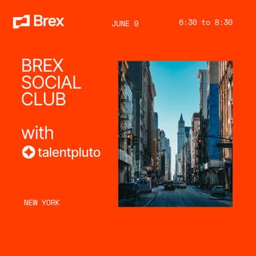 Cover Image for Brex Social Club with Talentpluto - GTM