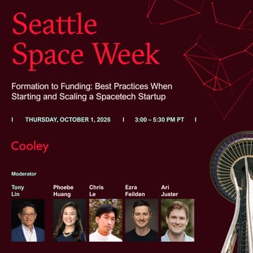 Cover Image for Formation to Funding: Best Practices when Starting and Scaling a Spacetech Startup