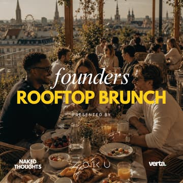 Cover Image for Founders Rooftop Brunch: Business Networking, Exclusive Podcast Corner & Co-Working