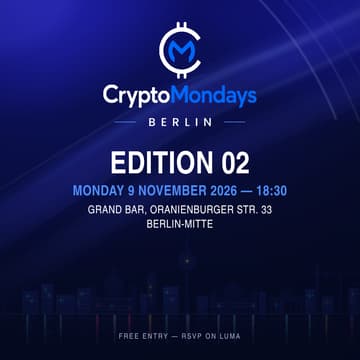 Cover Image for CryptoMondays Berlin — Edition #2