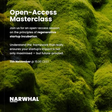 Cover Image for Masterclass on Regenerative Startup Incubation