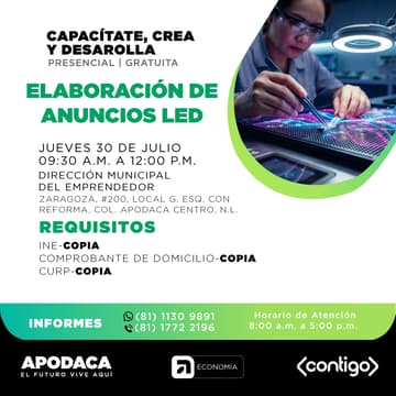 Cover Image for CURSO DE ELABORACIÓN DE ANUNCIOS LED (PRESENCIAL)