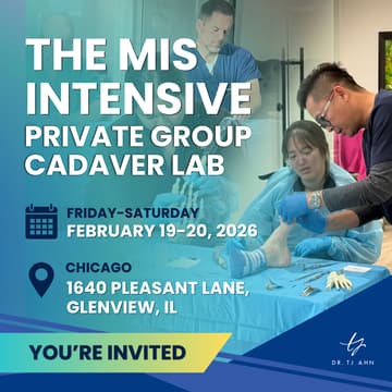 Cover Image for The MIS Intensive Private Group Cadaver Lab