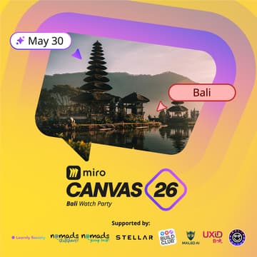 Cover Image for Official Canvas 26 Watch Party: Bali 🏝️