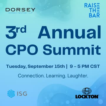 Cover Image for 3rd Annual Raise The Bar CPO Summit
