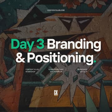 Cover Image for 0 to 10K Followers & Social Monetization / Day 3 — Branding & Positioning