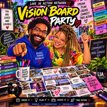 Cover Image for Love In Action Network Vision Board Party