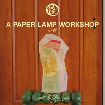 Cover Image for WORKSHOP | Paper Lamp In Color with ComoDemo