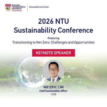 Cover Image for 2026 NTU Sustainability Conference