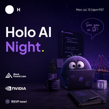 Cover Image for Holo AI Night w/ NVIDIA & Black Forest Labs