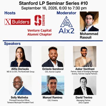 Cover Image for Stanford LP Series #10 (The RockCreek Group; Illumen Capital; Fairview Capital Partners; Tshwane Municipal Provident Fund; Finestra; Zinco)