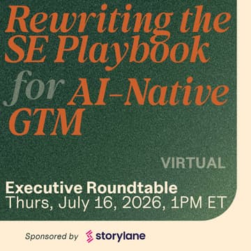 Cover Image for Rewriting the SE Playbook for AI-Native GTM