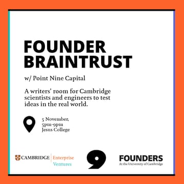 Cover Image for Founder Braintrust (w/ Point Nine Capital)