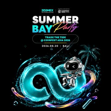 Cover Image for Zoomex Summer Bay Party: Trade the Tide — Coinfest Asia 2026 Side Event