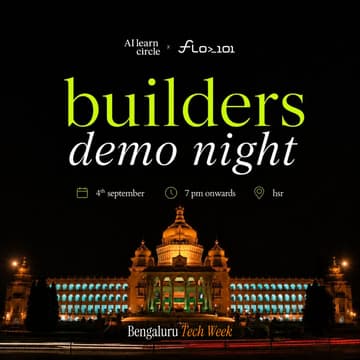 Cover Image for Builders demo night : September Edition