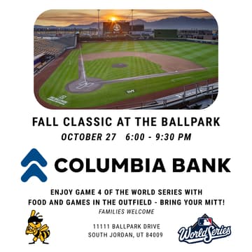Cover Image for Fall Classic at the Ballpark | Columbia Bank
