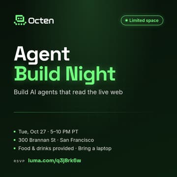 Cover Image for Octen Agent Build Night