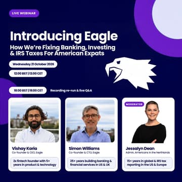 Cover Image for Introducing Eagle: How We're Fixing Banking, Investing & IRS Taxes For Americans Abroad 🇺🇸