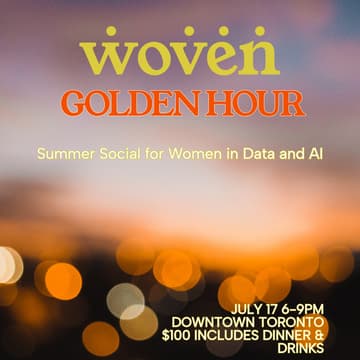 Cover Image for Woven Golden Hour: Summer Social for Women in Data and AI