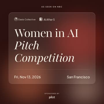 Cover Image for The Women in AI Pitch Competition (SF Fall '26)