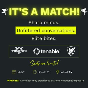Cover Image for It's a match! | ICDA x Tenable | Tu BeAV & Cyber Meetup