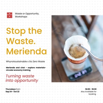 Cover Image for Stop the Waste. Merienda